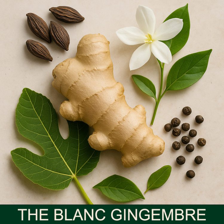 The Blanc gingembre dišava za sveče - slika 2